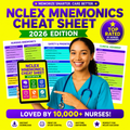 Next-Gen NCLEX Mnemonics Cheat Sheet 2026 Edition