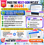 Next-Gen NCLEX Question Bank — 6000+ NGN practice questions, 150+ case studies, detailed rationales, aligned with the 2026 NCLEX blueprint